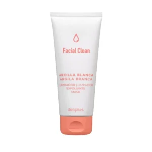 deliplus – máscara esfoliante de argila branca